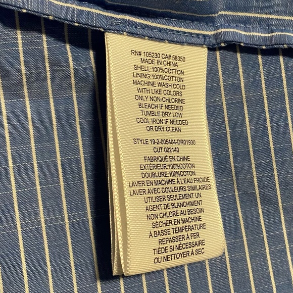 NWT Joie Hepzibah Striped Wrap Dress French Chambray XXS - Picture 7 of 7